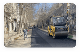 اجرای عملیات روکش آسفالت بلوار شهرداری دماوند