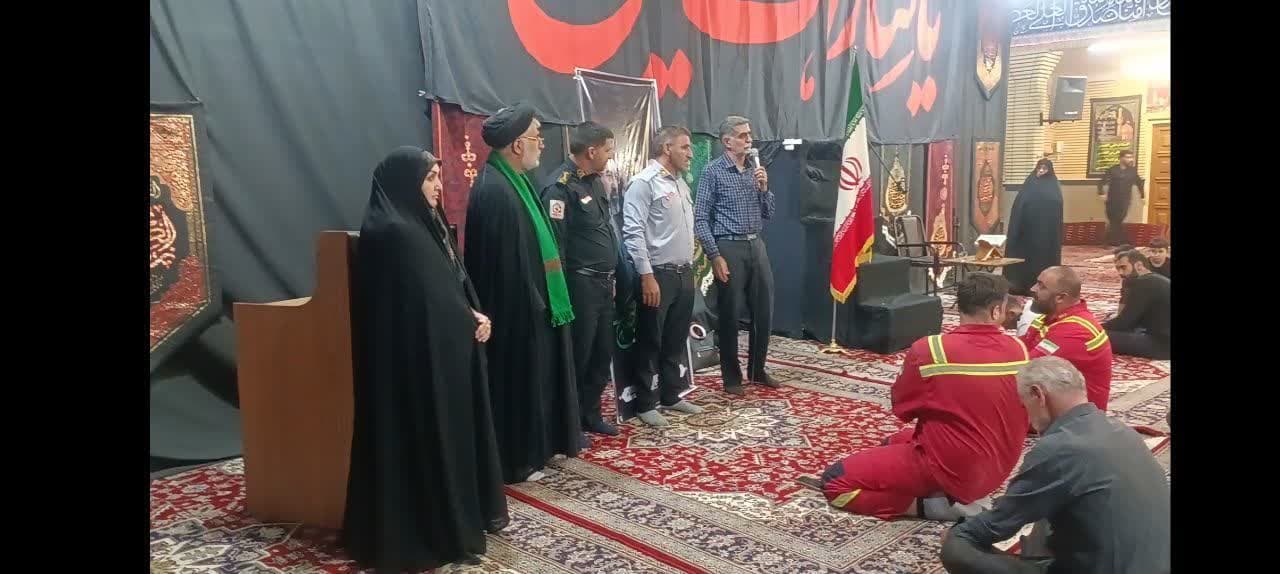 تقدیر از تلاش‌های نیروهای آتش‌نشانی ایستگاه منطقه مشا شهر دماوند در شب اربعین حسینی