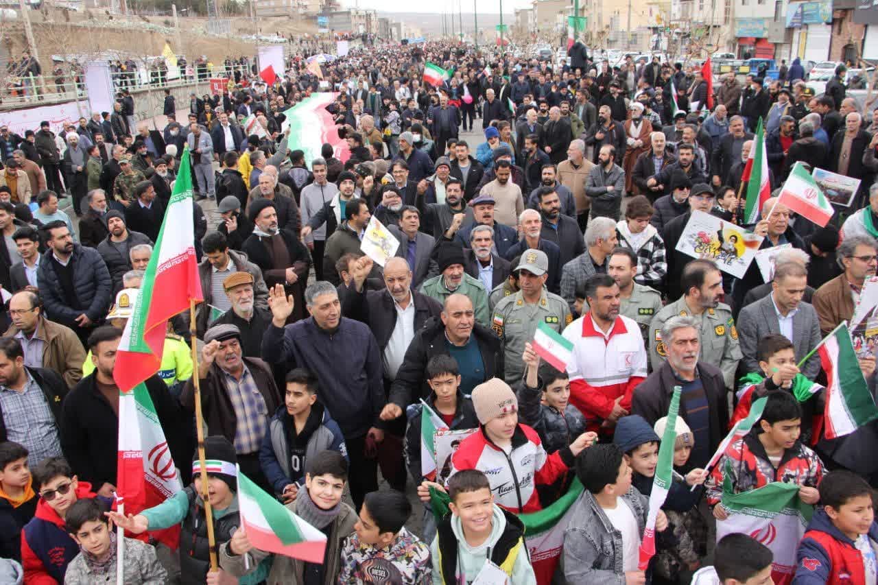 گزارش تصویری راهپیمایی 22 بهمن با حضور مدیریت شهری